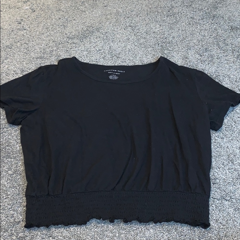 American eagle black short sleeve.